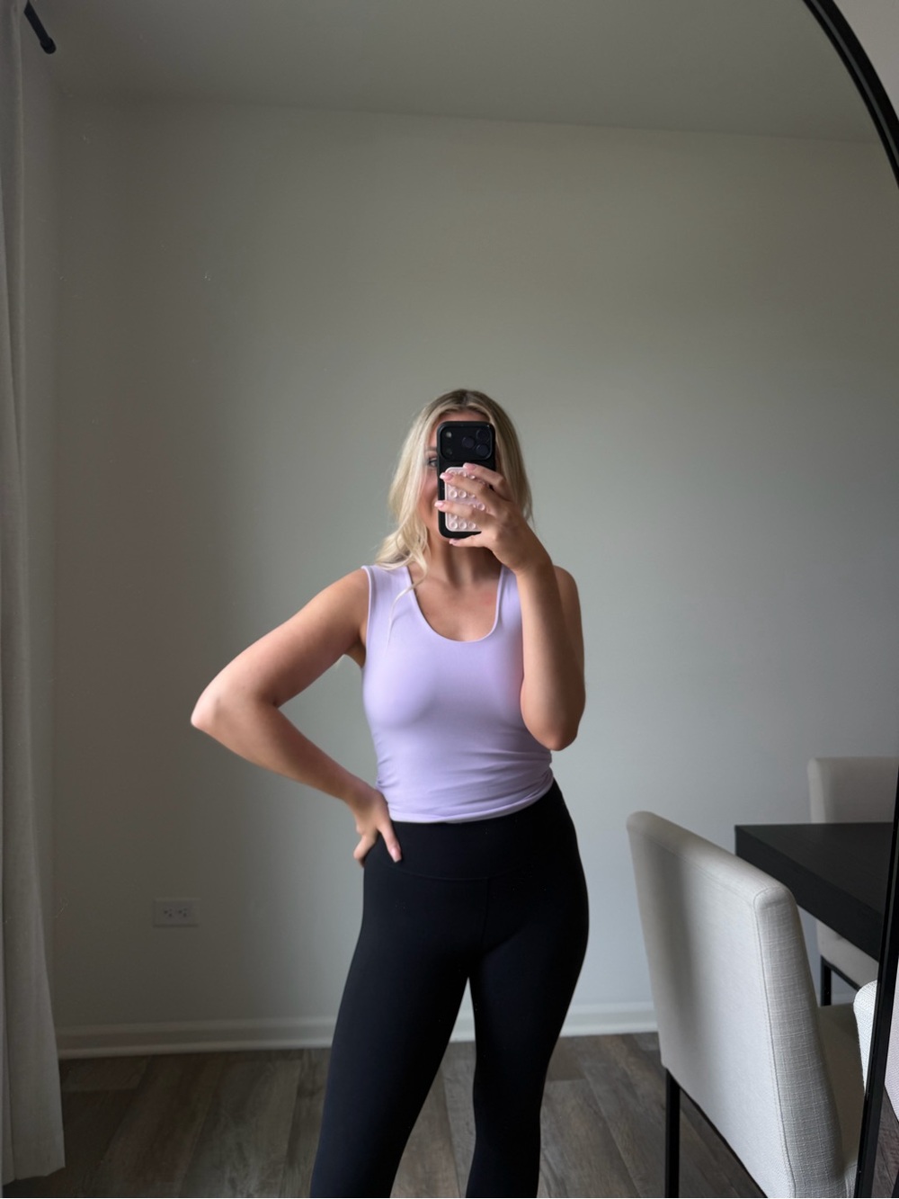 By Together Lavender Scoop Neck Tank Top